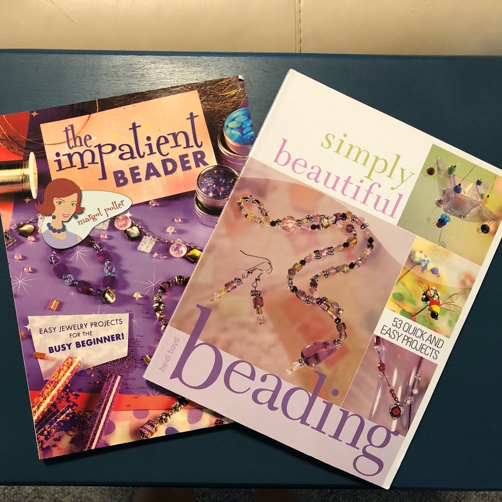Set of Two Jewelry Beading Instruction Books